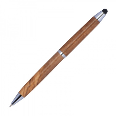 Logotrade corporate gifts photo of: Wooden ballpen with touch function ERFURT