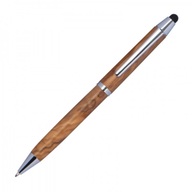 Logotrade advertising product picture of: Wooden ballpen with touch function ERFURT