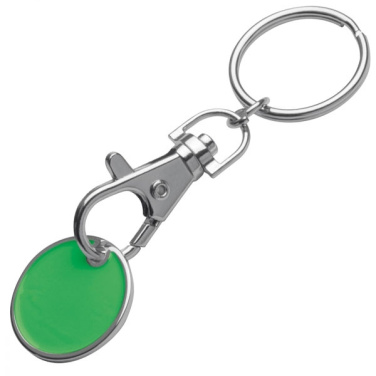 Logo trade promotional items picture of: Keyring with shopping coin ARRAS