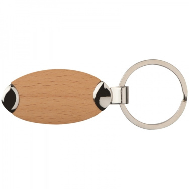 Logo trade promotional gifts image of: Wooden keyring BALTRUM