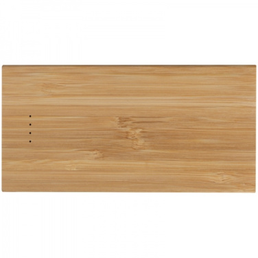 Logotrade promotional product picture of: Bamboo power bank KATOWICE