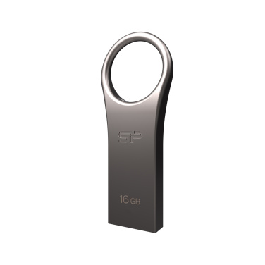 Logo trade business gift photo of: Pendrive 3.0 Silicon Power JEWEL J80 TITANIUM 16GB