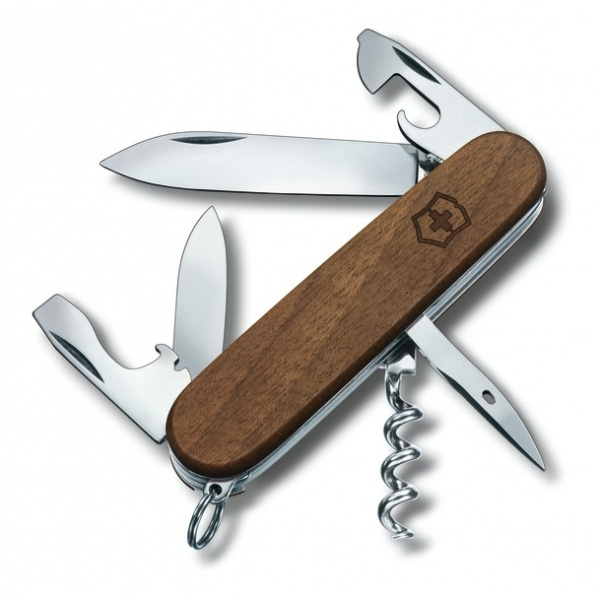 Logotrade promotional merchandise image of: Pocket Knife Spartan Wood Victorinox