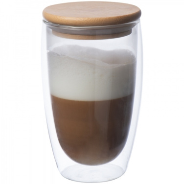 Logotrade promotional giveaway image of: Double-walled glass ZAKOPANE 500 ml