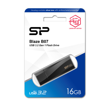 Logo trade corporate gifts image of: PENDRIVE SILICON POWER BLAZE - B07 3.2 16GB