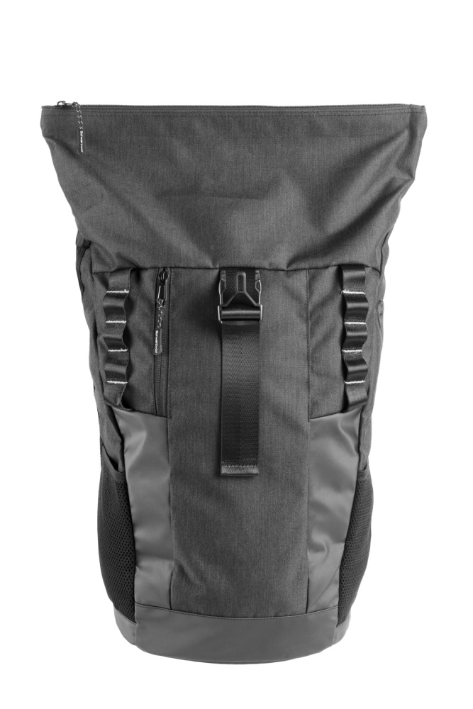 Logotrade corporate gift image of: Rolltop backpack ELBERT Schwarzwolf