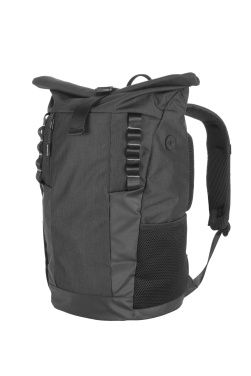 Logotrade promotional gifts photo of: Rolltop backpack ELBERT Schwarzwolf