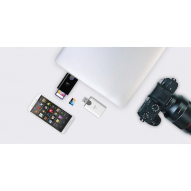 Logotrade corporate gifts photo of: MicroSD and SD card reader Silicon Power Combo 3.1