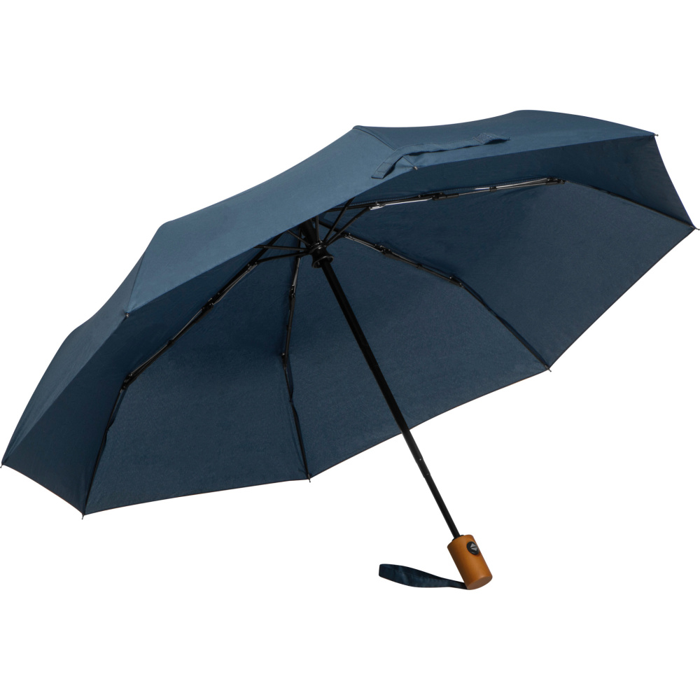 Logo trade business gifts image of: RPET umbrella IPSWICH