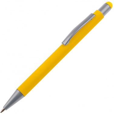 Logotrade advertising product picture of: Metal ballpen touch pen soft touch SALT LAKE CITY