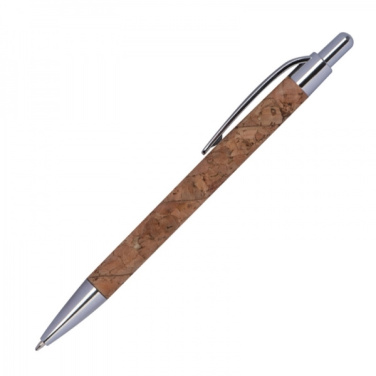 Logo trade promotional item photo of: Cork pen KINGSWOOD