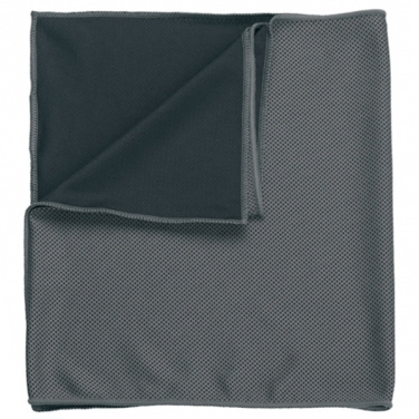 Logotrade promotional merchandise picture of: Towel LANAO Schwarzwolf