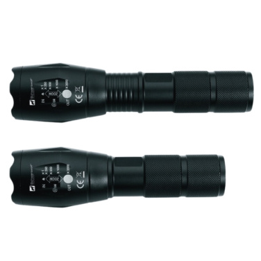 Logotrade promotional gifts photo of: Flashlight ANTELAO Schwarzwolf
