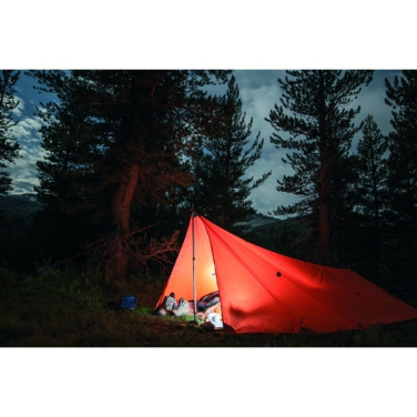 Logo trade promotional products image of: Flashlight ANTELAO Schwarzwolf