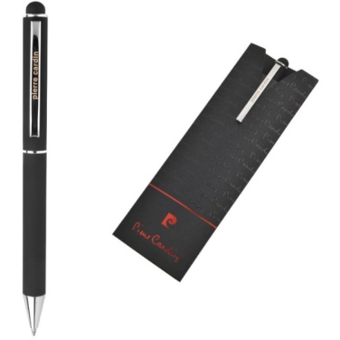 Logo trade business gift photo of: Metal ballpoint pen, touch pen, soft touch CLAUDIE Pierre Cardin