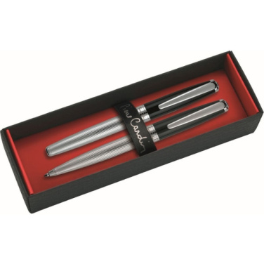 Logo trade promotional product photo of: Writing set ballpoint pen & fountain pen CHRISTOPHE Pierre Cardin