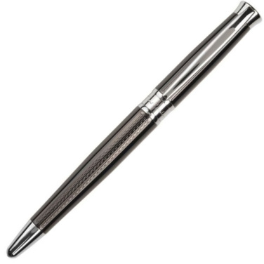 Logo trade advertising products picture of: Metal set of ballpoint pen and roller ROI