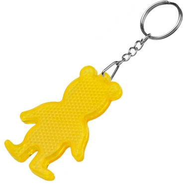 Logotrade promotional item image of: Reflective keyring BEAR