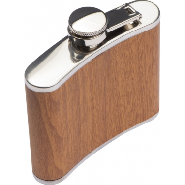 Logo trade advertising products picture of: Hip flask HOOGSTRATEN 170 ml