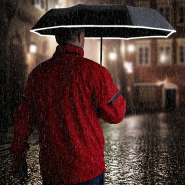 Logo trade promotional products picture of: Umbrella CRUX Schwarzwolf