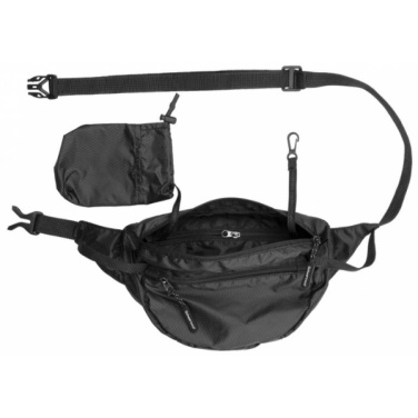 Logo trade promotional gifts picture of: Waist bag MOBILA Schwarzwolf