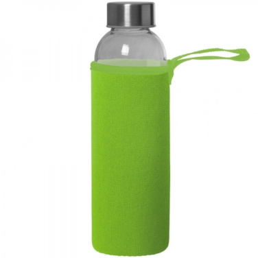 Logo trade promotional giveaway photo of: Glass bottle KLAGENFURT 500 ml