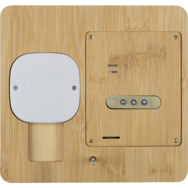 Logotrade corporate gifts photo of: Bamboo weather station GRANADA