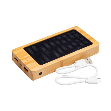 Logotrade promotional items photo of: Bamboo power bank BAKERSFIELD
