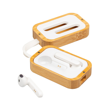 Logo trade promotional giveaway photo of: Bluetooth earbuds BARCELONA