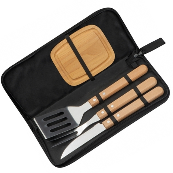 Logotrade promotional products photo of: Barbecue set BELFAST