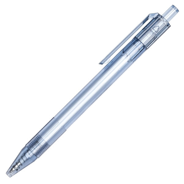 Logo trade promotional gift photo of: Transparent ballpen GLASGOW