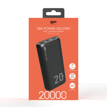Logo trade advertising products image of: Power bank Silicon Power QS15 20000 mAh