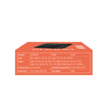 Logotrade business gift image of: Power bank Silicon Power QS28 20000 mAh