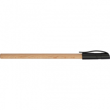 Logo trade promotional merchandise picture of: Wooden ballpen PALMDALE