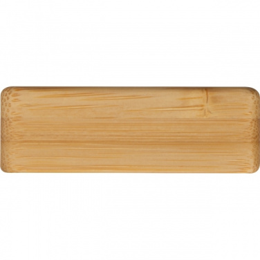 Logo trade promotional merchandise picture of: Bamboo smartphone holder SAN SEBASTIAN