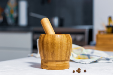 Logo trade advertising product photo of: Wooden mortar SALVADOR