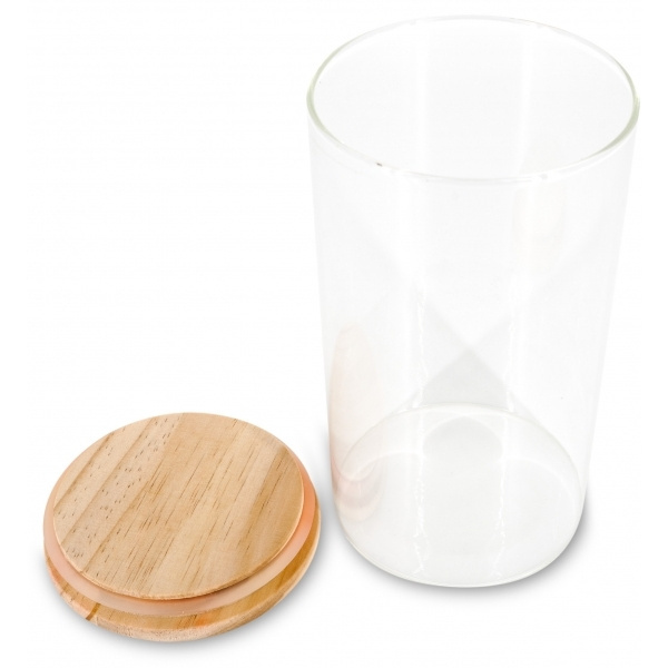 Logo trade promotional products picture of: Borosilicate container ONTARIO 1000 ml