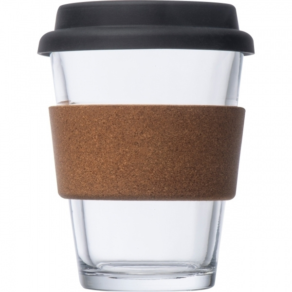 Logo trade promotional items picture of: Glass drinking cup WROCŁAW 350ml