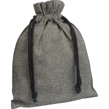 Logo trade corporate gift photo of: Recycled cotton bag PASADENA