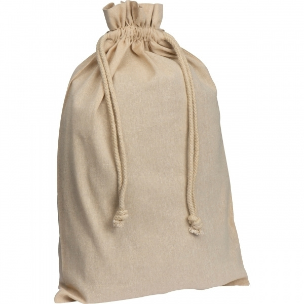 Logo trade promotional items image of: Recycled cotton bag PARKSVILLE