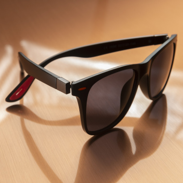 Logo trade promotional merchandise picture of: Sunglasses MAHAVELI Schwarzwolf