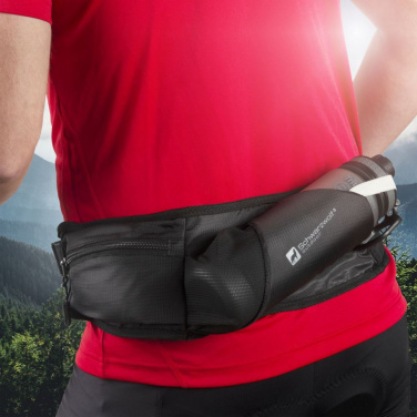Logo trade promotional giveaways image of: Sport belt bag MAFADI Schwarzwolf