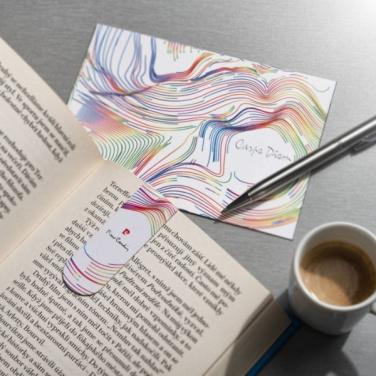 Logo trade corporate gifts image of: Set of magnetic bookmark and postcard LIBRO