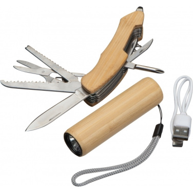 Logotrade business gifts photo of: Set Torch and pocket knife OLDHAM