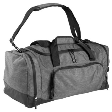Logo trade promotional giveaways picture of: Travel and sport bag ARARAT Schwarzwolf