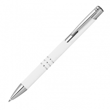 Logo trade promotional giveaways picture of: Semi gel pen soft touch DUNMORE