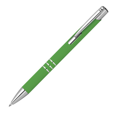 Logo trade business gift photo of: Semi gel pen soft touch DUNMORE