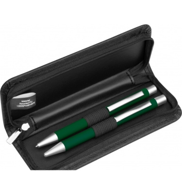 Logo trade promotional giveaways image of: Writing set soft touch Uppsala
