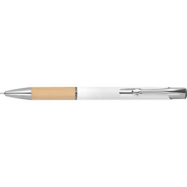Logo trade promotional giveaways picture of: Recycled ballpoint pen Naples