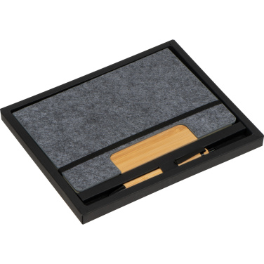 Logo trade promotional products image of: Notebook set Walsall